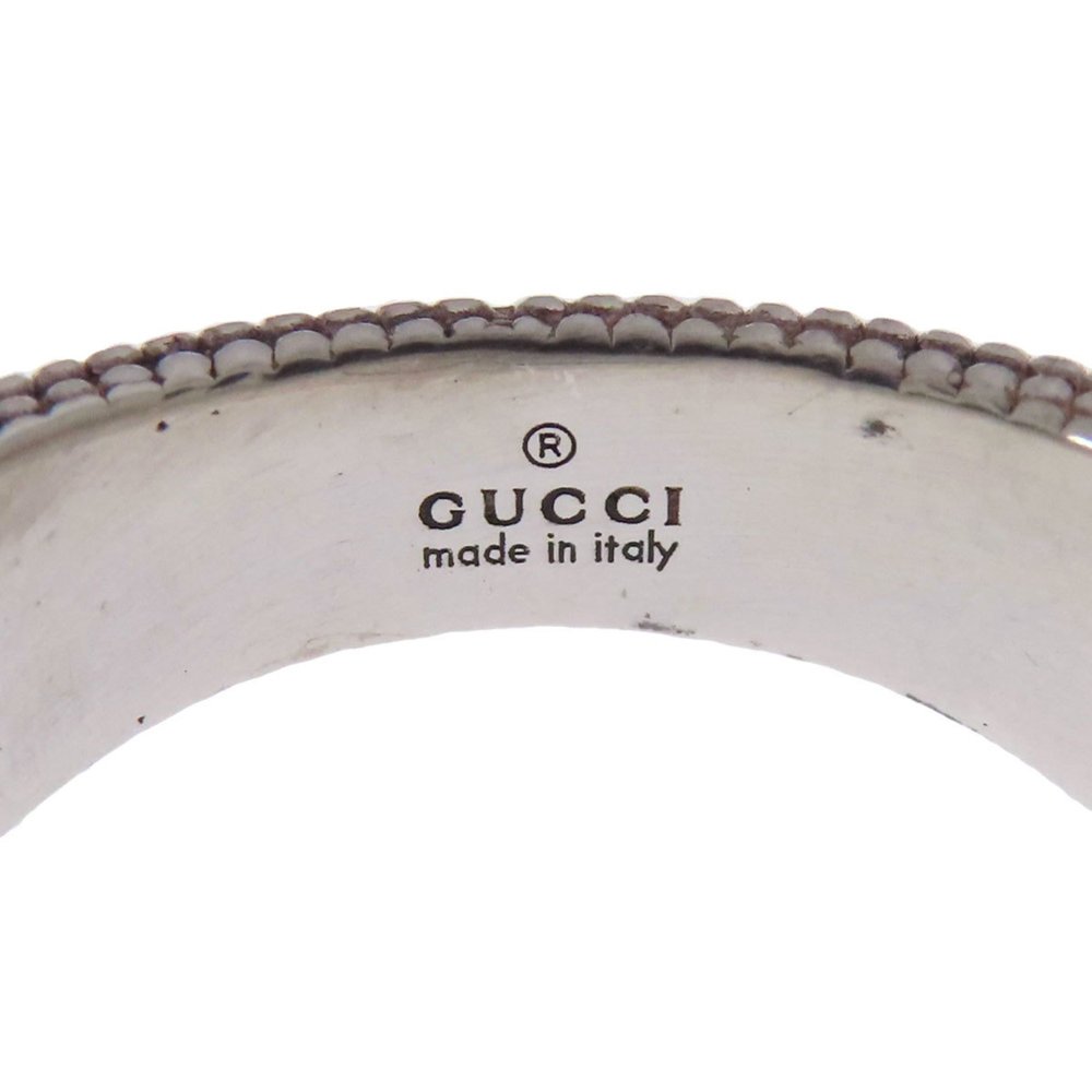 Gucci Interlocking G Ring, Silver, Women's, Gucci - image 5